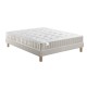 Ens. "Suite Biarritz" Sommier + matelas confort et très ferme, suspensions ressorts - H:24 cm